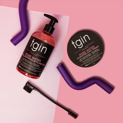 TGIN Rose Water Hydrating Curl Cream 12 fl oz - Imperfect Container