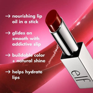 e.l.f. Glow Reviver Slipstick Rose Latte 0.11oz - Imperfect Box