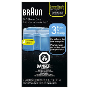 Braun Clean & Renew Refill Cartridges for Clean & Charge Systems 3-Pack