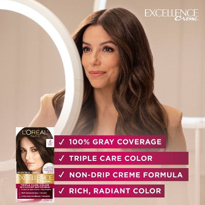 L'Oreal Paris Excellence Permanent Hair Color 6.3 fl oz 5G Golden Brown Missing Box