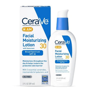 CeraVe Face Moisturizer with Sunscreen SPF 30 3 fl oz - Imperfect Box