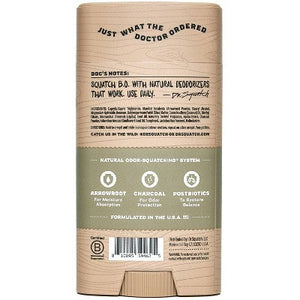 DR. SQUATCH Men's Deodorant Birchwood Breeze 2.65oz - New