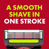 Gillette Labs NFL Chiefs Edition Shaving Razor with 4 Refills and Magnetic Stand