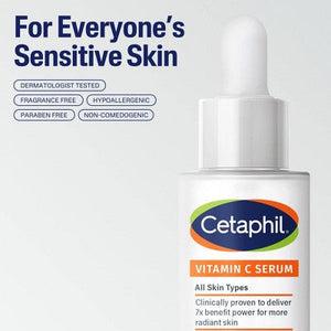 Cetaphil Brightening Vitamin C Face Serum with Niacinamide 1fl oz - Imperfect Box