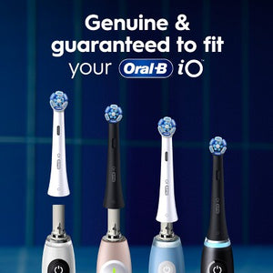 Oral-B iO Ultimate Clean Replacement Brush Heads Black 2ct - Imperfect Box