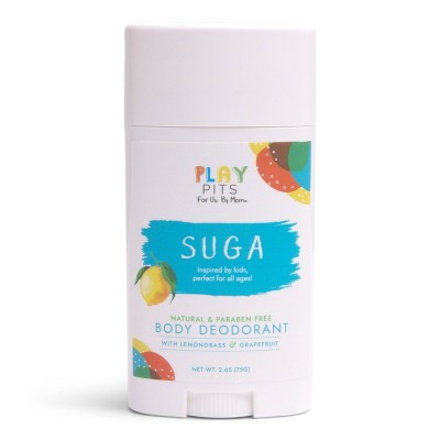 Play Pits Suga Kids' Natural Solid Deodorant 2.65oz