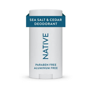 Native Solid Deodorant for Men & Women Sea Salt & Cedar 2.65oz