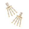 Kendra Scott Jessa Crystal 14K Gold Over Brass Tassel Earrings