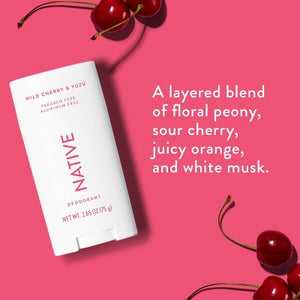 Native Solid Deodorant Wild Cherry; Yuzu 2.65oz
