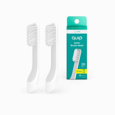 Quip Sonic Brush Head Refill 2Ct - Imperfect Box