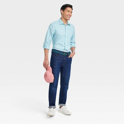 Goodfellow & Co Men's Performance Button Down Dress Shirt Long Sleeve