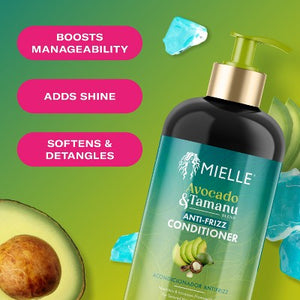 Mielle Organics Avocado & Tamanu Anti-Frizz Conditioner 12 fl oz - New