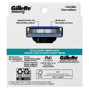 Gillette Mach3 Men's Razor Blade Refills 10ct