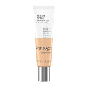 Neutrogena Healthy Skin Radiant Tinted Facial Lightweight Moisturizer with Vitamins A, C, & E, SPF 25 Sheer Fair 20