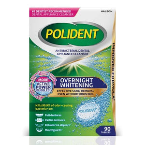Polident-Overnight-Cleanser-90ct-Imperfect-Box-Denture-Cleaners