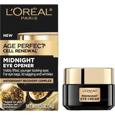 L'Oreal Paris Age Perfect Cell Renewal Midnight Eye Cream 0.5 fl oz - Missing Box