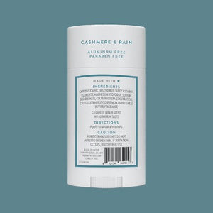 Native Solid Deodorant for Men Cashmere & Rain Aluminum-Free 2.65oz - New