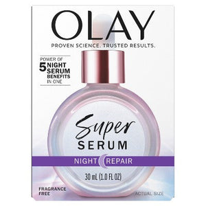 Olay Super Face Night Serum with Vitamin C 1 fl oz - Imperfect Box