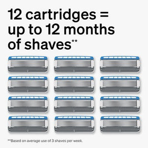 Schick Hydro Dry Skin Men's Razor Refills 12ct - New