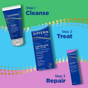 Differin Resurfacing Acne Scar Gel Travel Size 1 fl oz