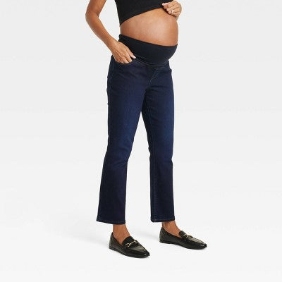 Over Belly Ankle Bootcut Maternity Pants - Isabel Maternity by Ingrid & Isabel