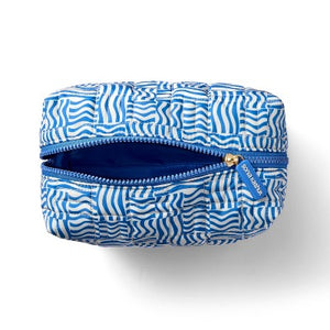 Sonia Kashuk Loaf Travel Makeup Bag Blue Wave - New