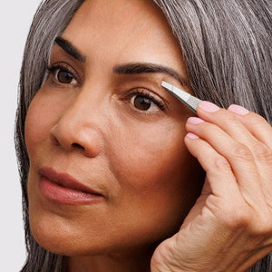 Tweezerman No Slip Wide Grip Slant Tweezer