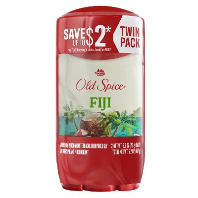 Old Spice Men's Fiji Antiperspirant & Deodorant 2.6oz 2-Pack