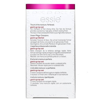essie Good to Go Top Coat fast dry and shine 0.46 fl oz - Imperfect Box