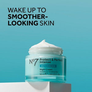 No7 Protect & Perfect Intense Advanced Moisturizing Night Cream 1.69 fl oz - Missing Box