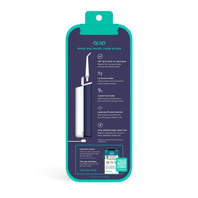 quip Cordless Rechargeable 2-Pressure Modes Water Flosser