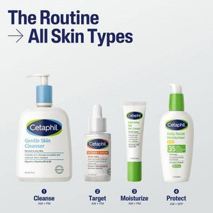 Cetaphil Brightening Vitamin C Face Serum with Niacinamide 1fl oz - Imperfect Box