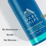 OARS + ALPS Men's Sensitive Roll-On Natural Deodorant Deep Sea Glacier 2.6oz
