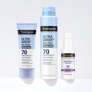 Neutrogena Ultra Sheer Sunscreen SPF 70 2pk/88ml - New