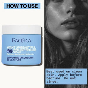 Pacifica Wake Up Beautiful Overnight Retinol Cream 1.7 fl oz - Missing Box