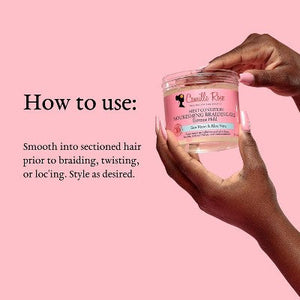 Camille Rose Mint Condition Nourishing Braiding Hair Gel 12oz - Imperfect Container