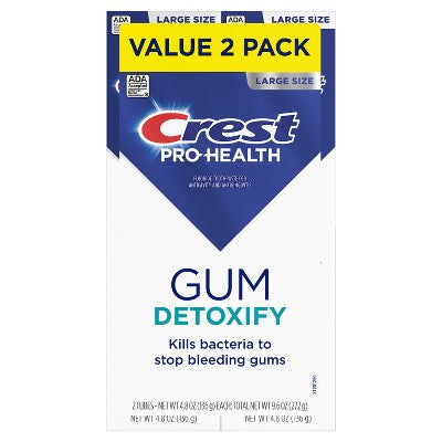 Crest Pro-Health Gum Detoxify Deep Clean Toothpaste 4.8oz 2pk