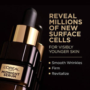 L'Oreal Paris Age Perfect Cell Renewal Midnight Serum Anti-Aging Complex 1 fl oz - Imperfect Box