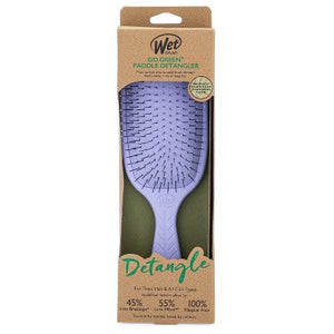 Wet Brush Go Green Paddle Detangler Hair Brush Lavender - New