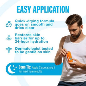 Carpe Men's 100HR Sweat & Odor Control Antiperspirant Deodorant Fresh Wave 1.76oz - Imperfect Container