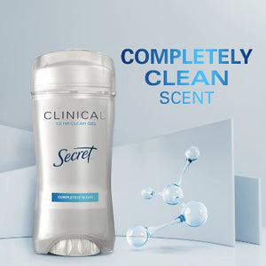 Secret Clinical Strength Clear Gel Antiperspirant & Deodorant for Women 2.6oz