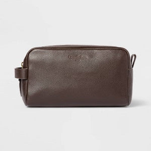 Leather-Dopp-Kit-Handbag-Goodfellow-&-Co-New-Toiletry-Bags