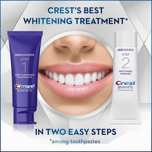 Crest 3D White Brilliance Toothpaste and Whitening Gel System 4.0oz and 2.3oz - Missing Box