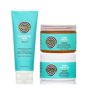 CurlDaze Shine Gel with Kukui 12 fl oz - Imperfect Container