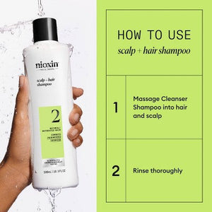 Nioxin System 2 Shampoo Cleanser 10.1 fl oz