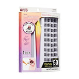 KISS Products imPRESS Press-On Self Adhesive Eyelashes Natural & Wispy 50ct - New