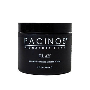 Pacinos Matte Clay 4oz - Strong Hold Texturizing Hair Clay