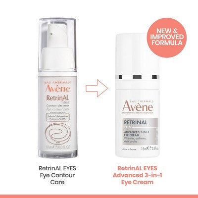 Avene Retrinal Advanced 3-In-1 Eye Cream 0.5 fl oz - Imperfect Box