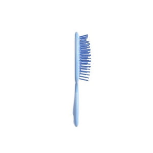 UNbrush Mini Pastel Detangling Hair Brush Periwinkle Light Blue