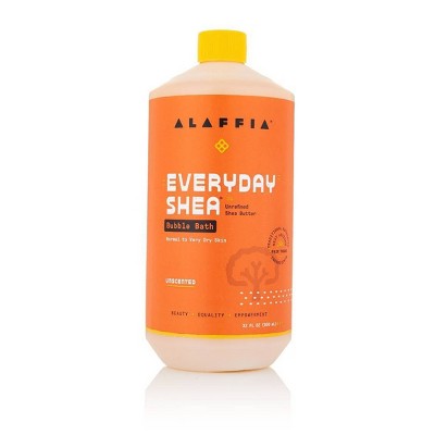 Alaffia-EveryDay-Shea-Bubble-Bath-Unscented-32-fl-oz-Bath-Additives